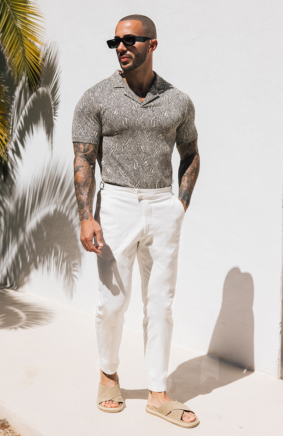 Model is 5'10 with size M chest, wearing size S