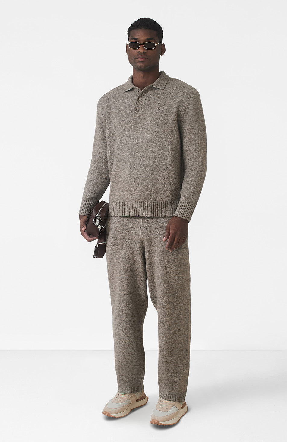 Montreux Knit Jogger in Beige