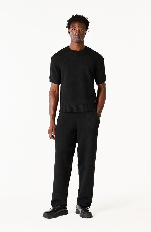Monogram Montreux Knit Tee in Black
