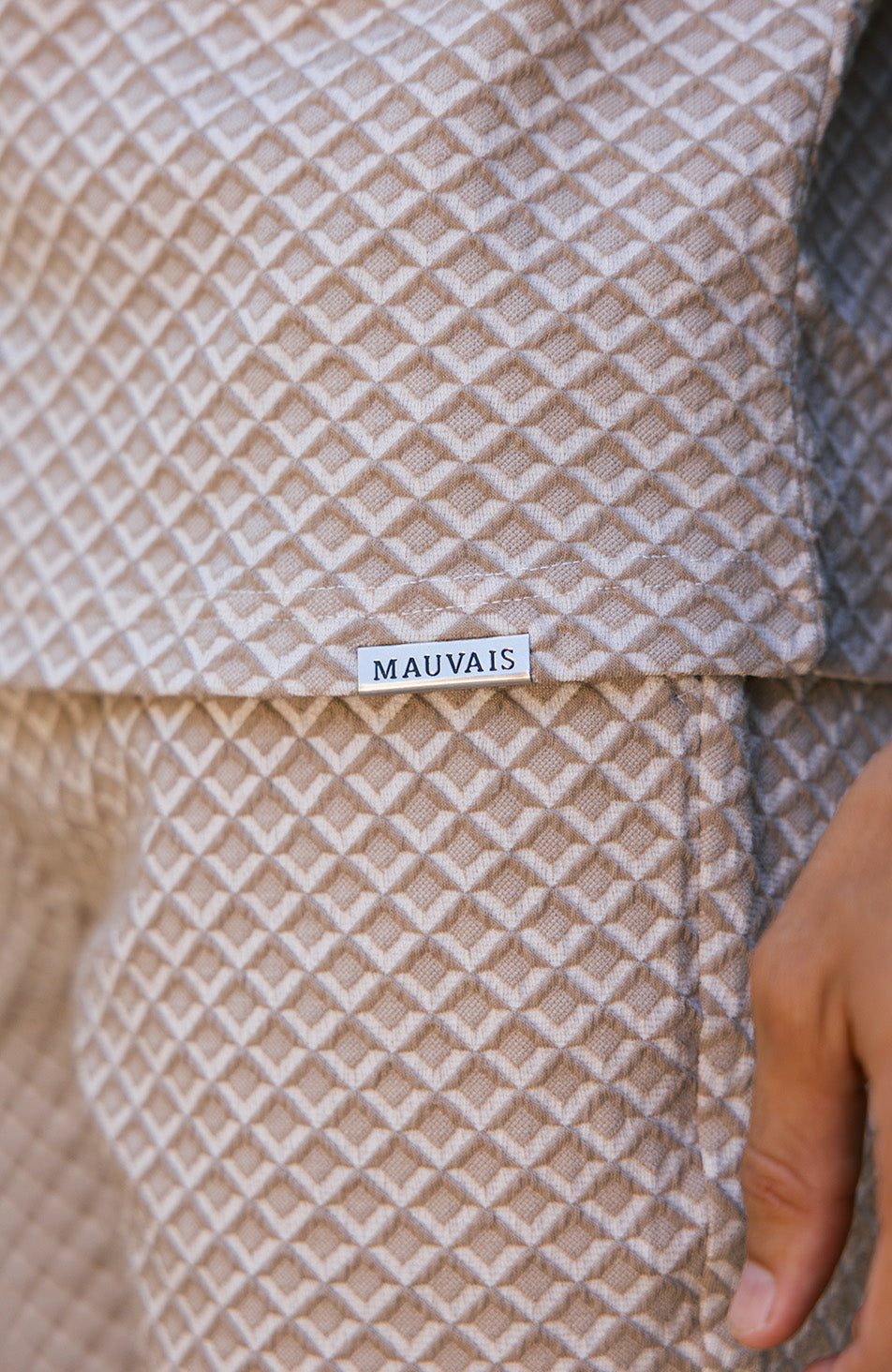 Salerno Slim Shirt in Beige