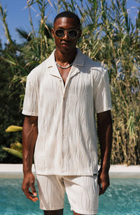 Model is 6'1 with size S chest, wearing size S