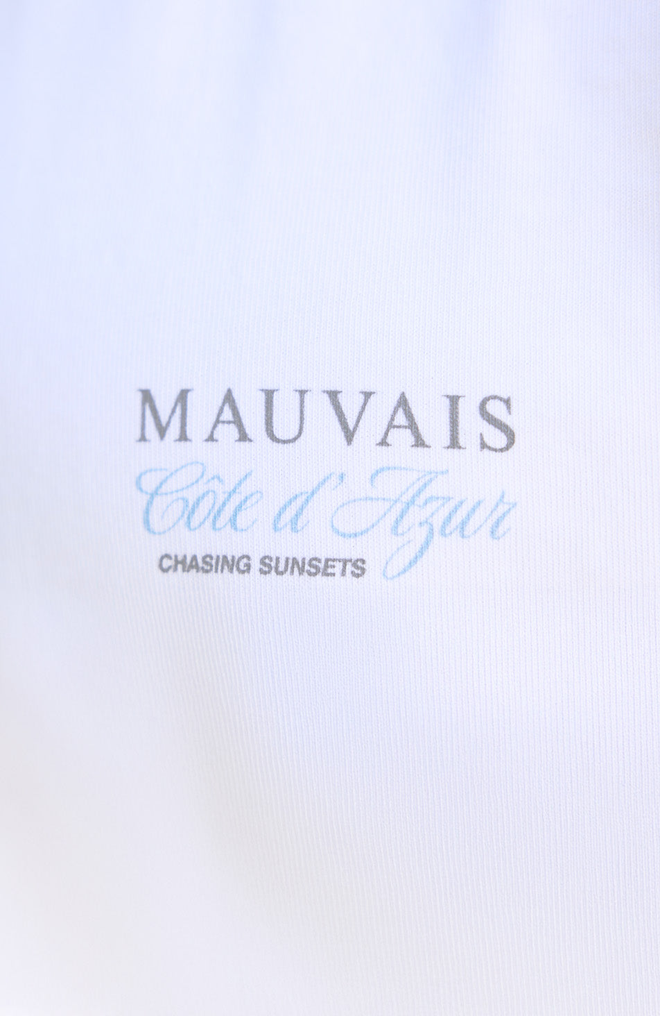 Chasing Sunsets Graphic Oversized Tee in White