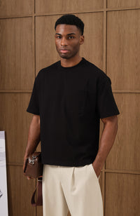 Model is 6ft 2, wearing Medium