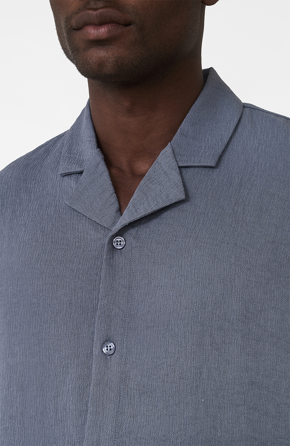 Fiorano Long Sleeve Relaxed Fit Shirt in Storm