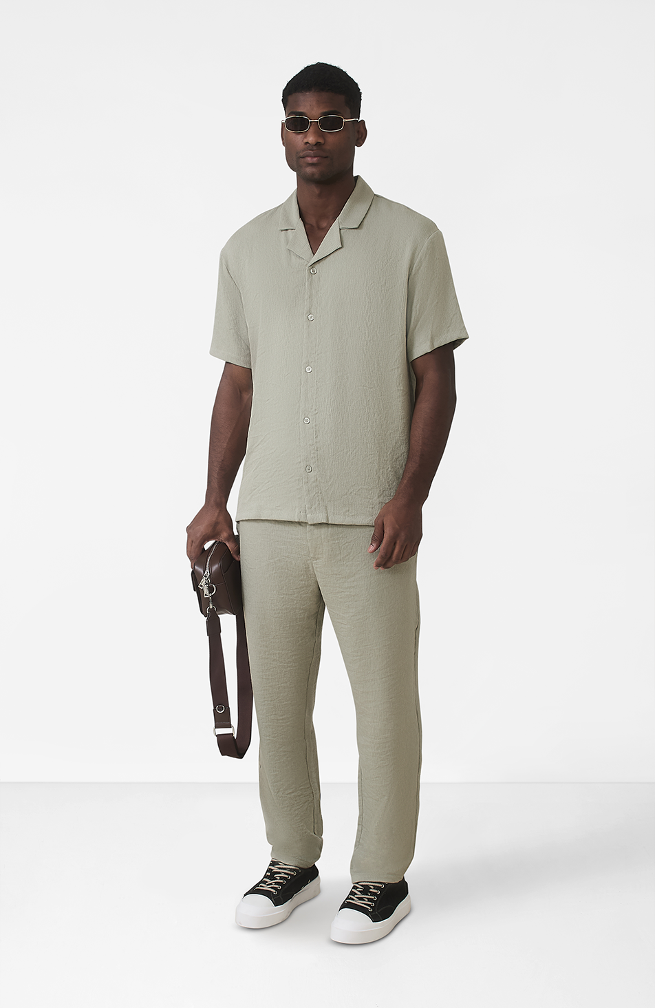 Fiorano Relaxed Fit Pants in Sage