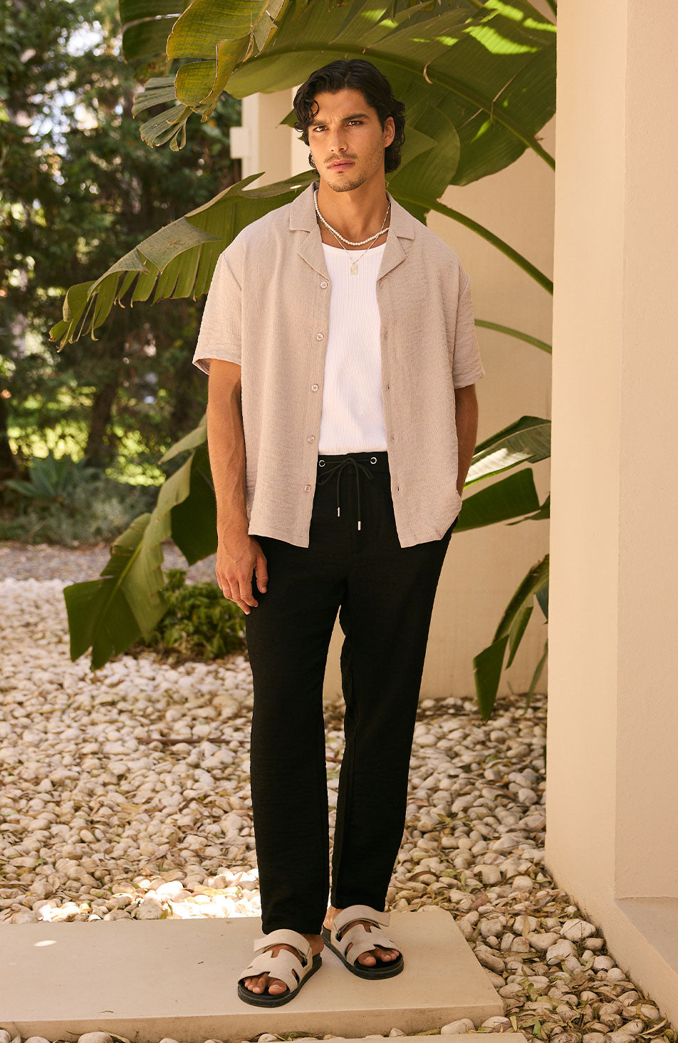 Fiorano Relaxed Fit Pants in Black