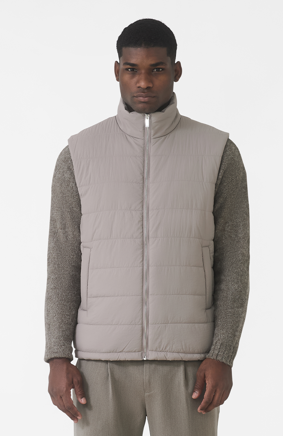 Thar Light Weight Gilet in Taupe