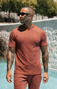 Model is 5'10 with size M chest, wearing size M