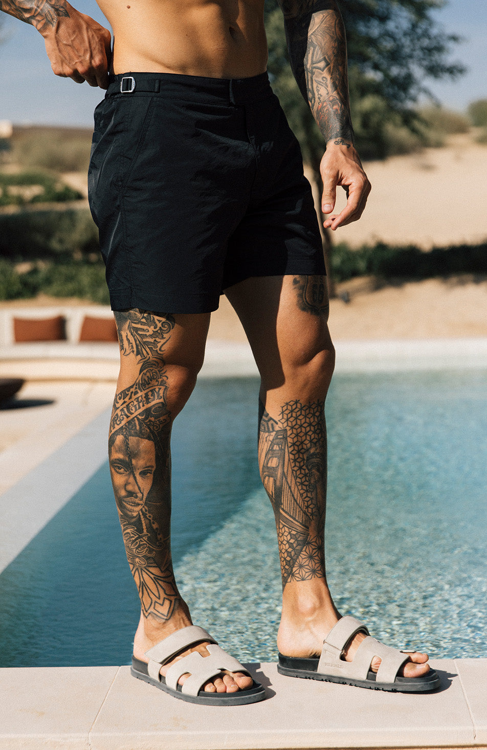 Nero Swim Shorts in Black