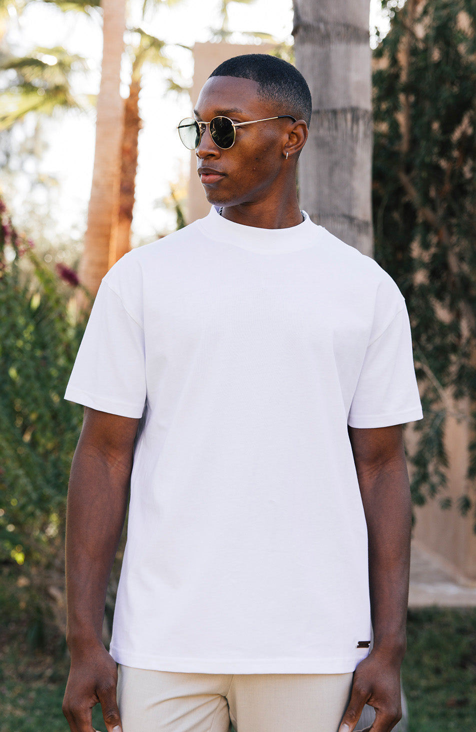 Signature Oversized Tee in White