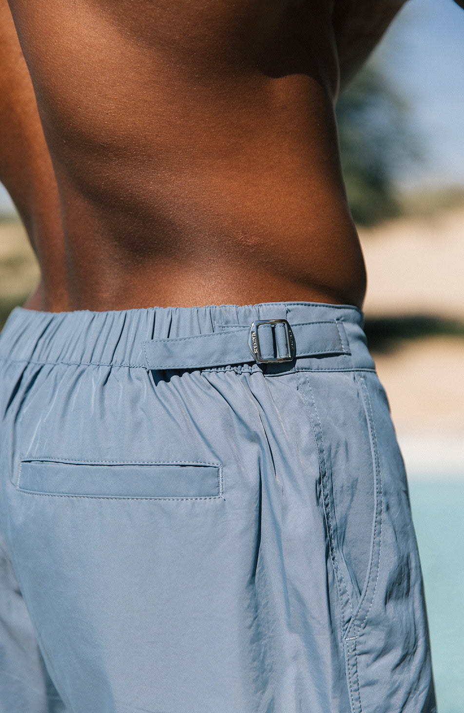 Nero Swim Shorts In Storm Blue