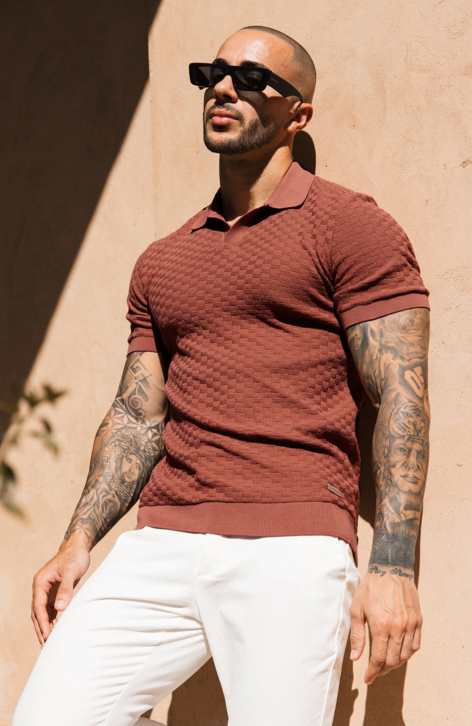 Nerano Slim Polo in Canyon
