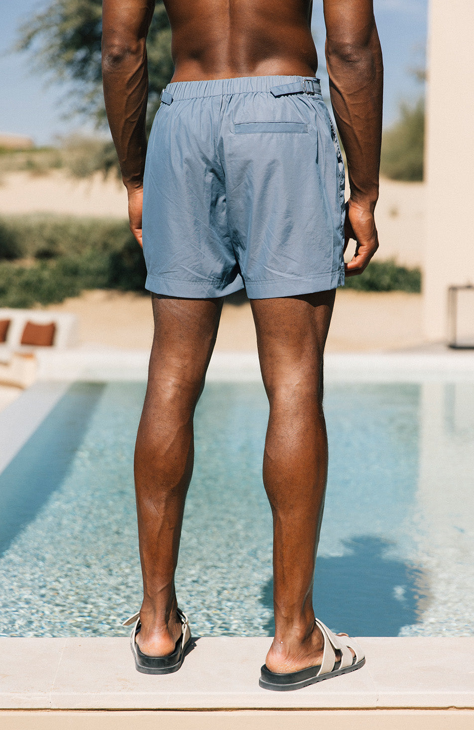 Nero Swim Shorts In Storm Blue