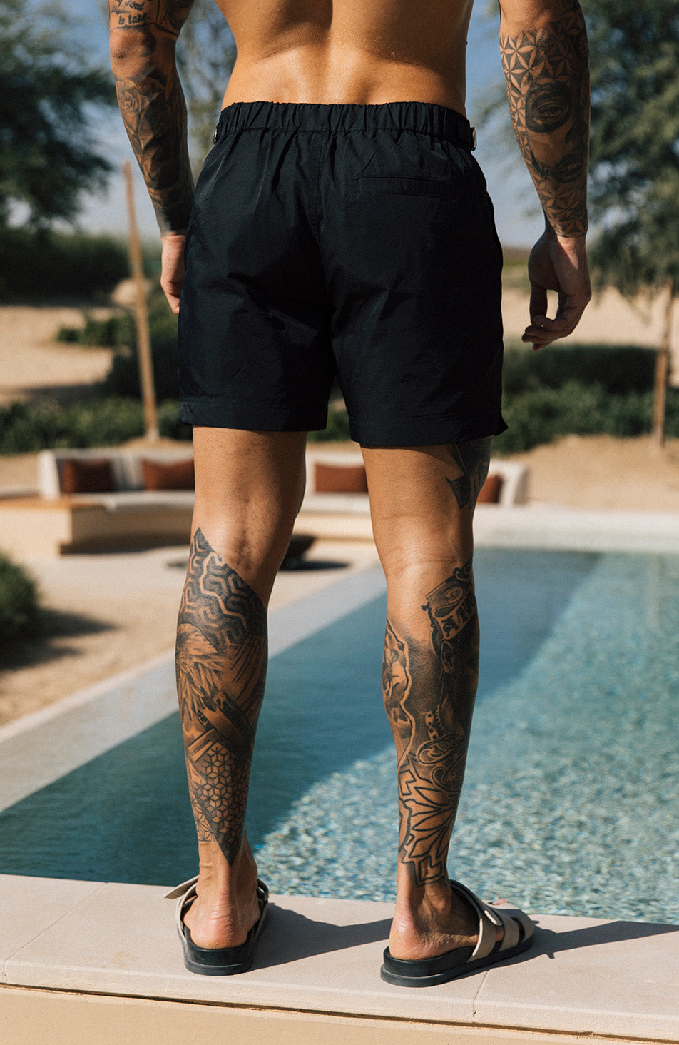 Nero Swim Shorts in Black