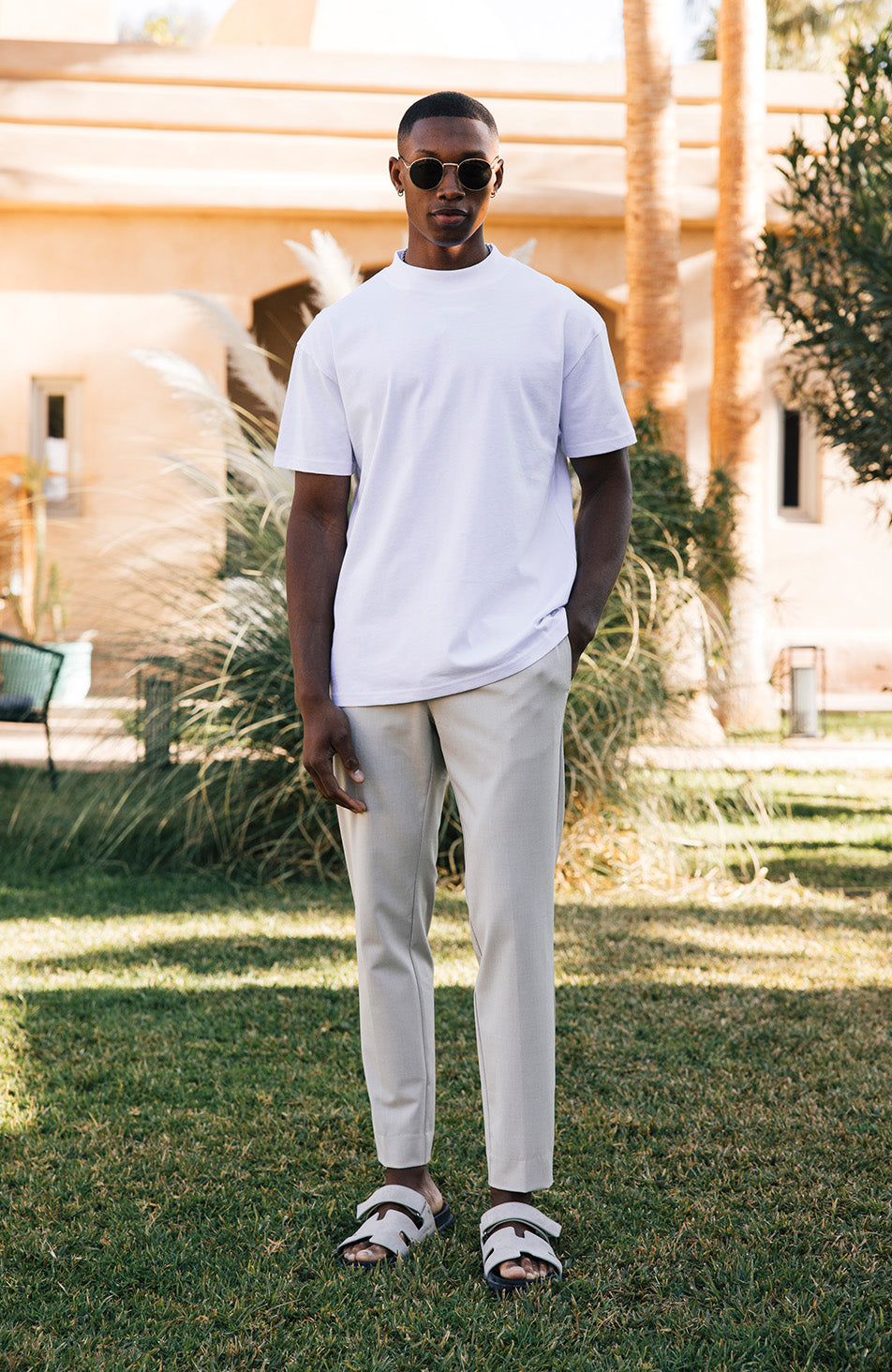 Signature Oversized Tee in White