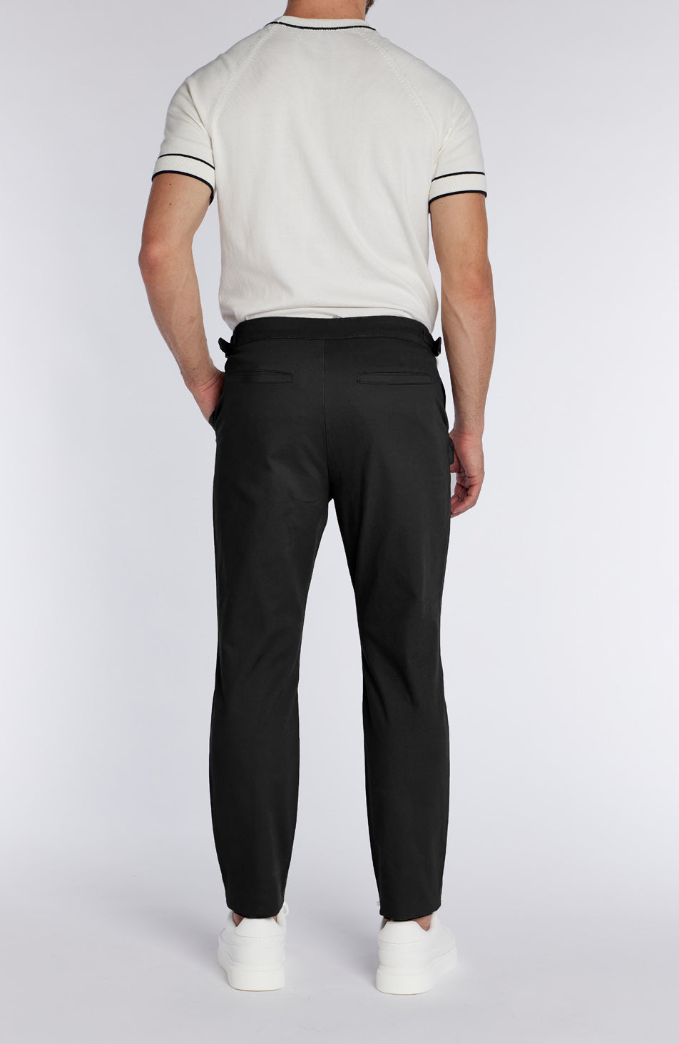 Beaufort Stretch Chino in Black