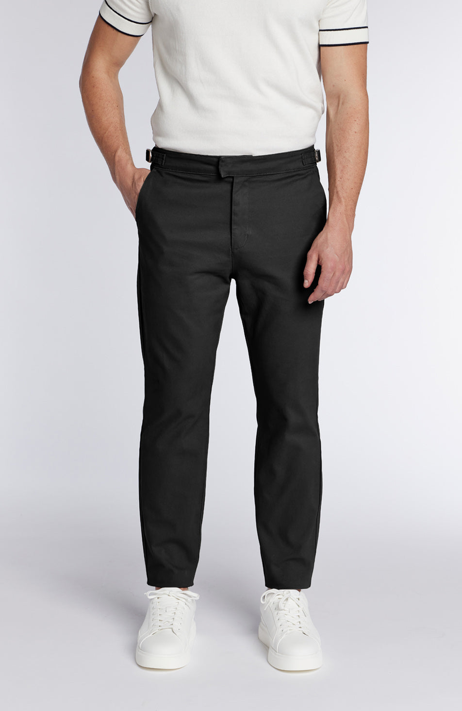 Beaufort Stretch Chino in Black