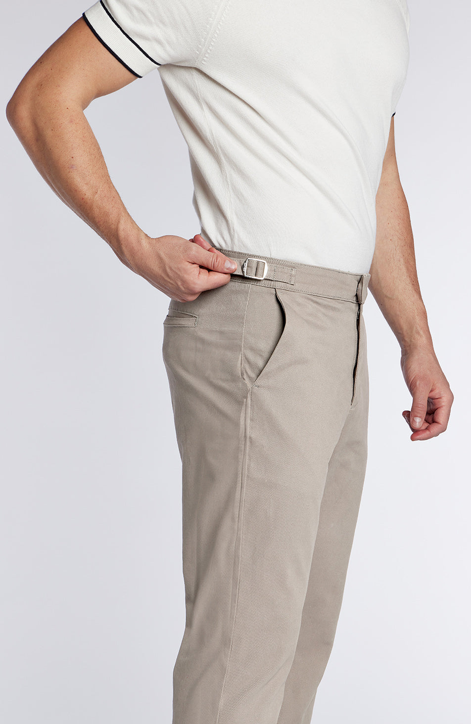 Beaufort Stretch Chinos in Beige