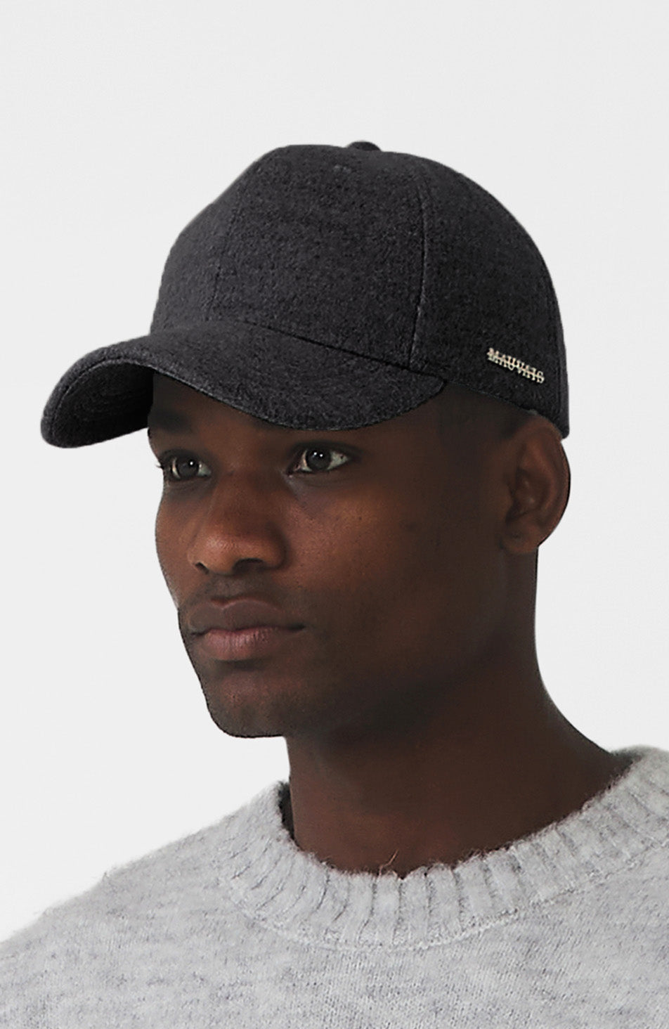 Melton Cap in Dark Grey