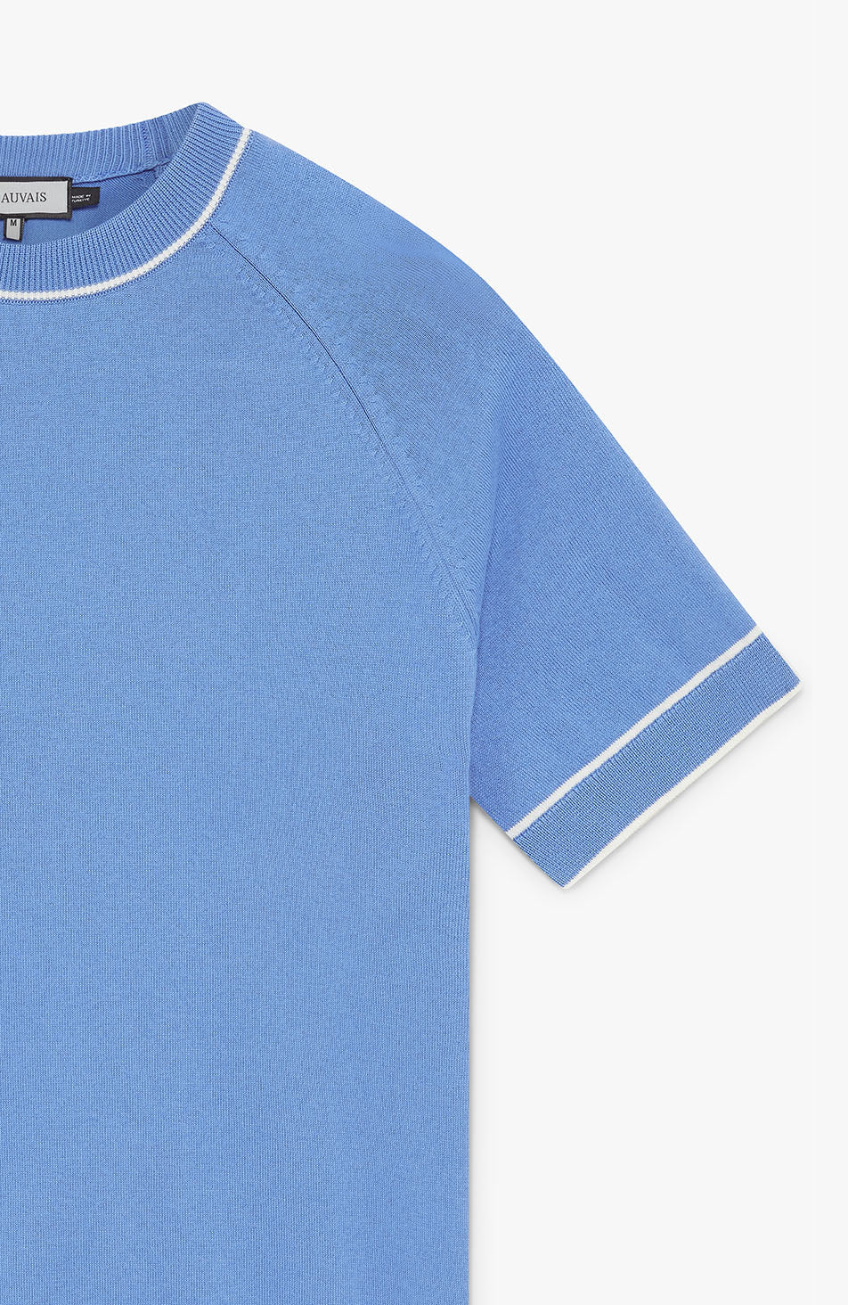Franco Slim Knit Tee in Blue