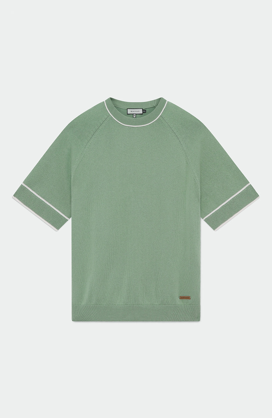Franco Slim Knit Tee in Mint