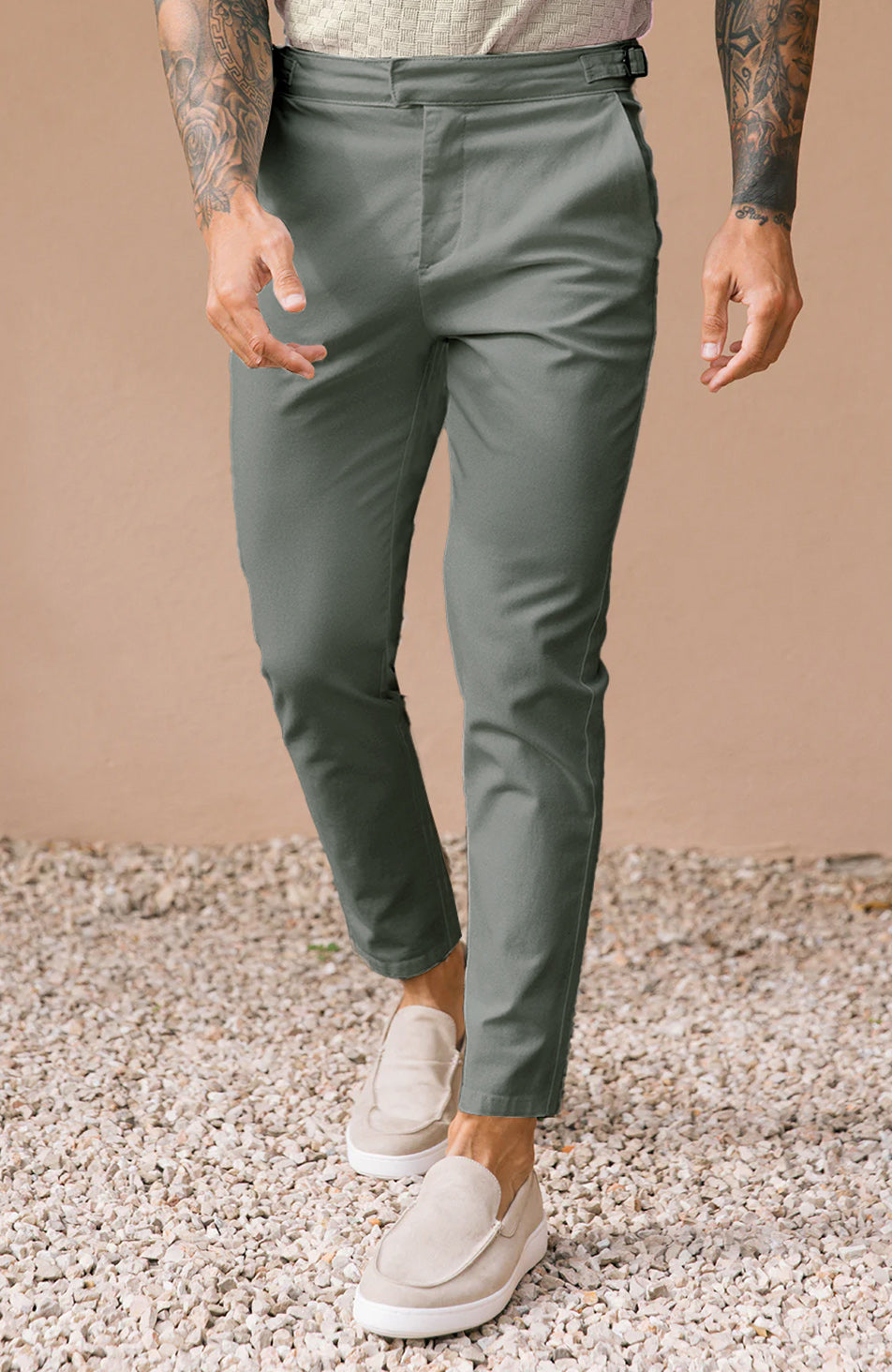 Beaufort Stretch Chinos in Khaki