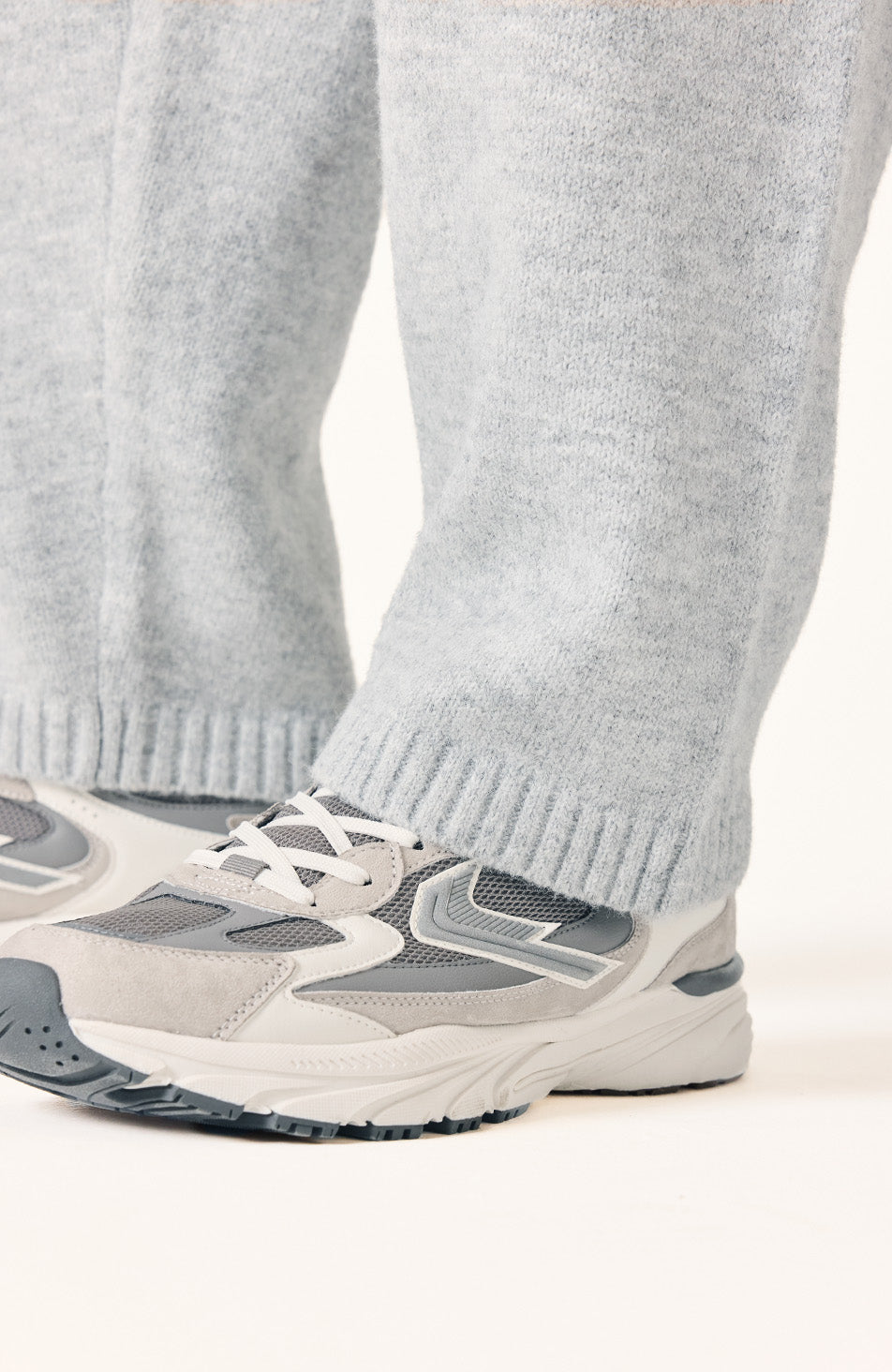Monogram Montreux Knit Jogger in Grey