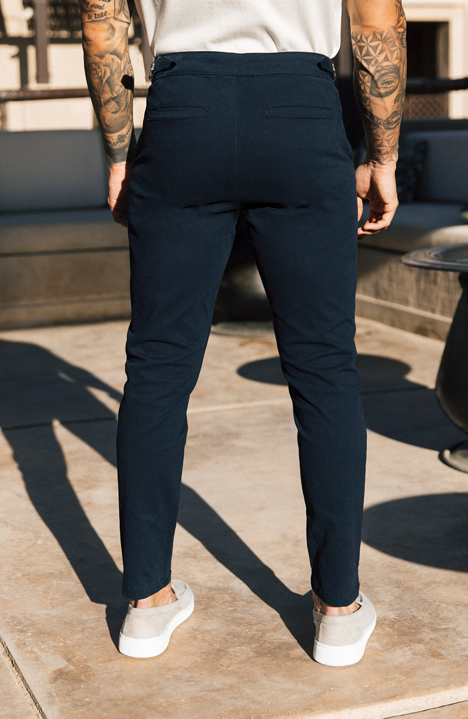 Beaufort Stretch Chinos in Navy