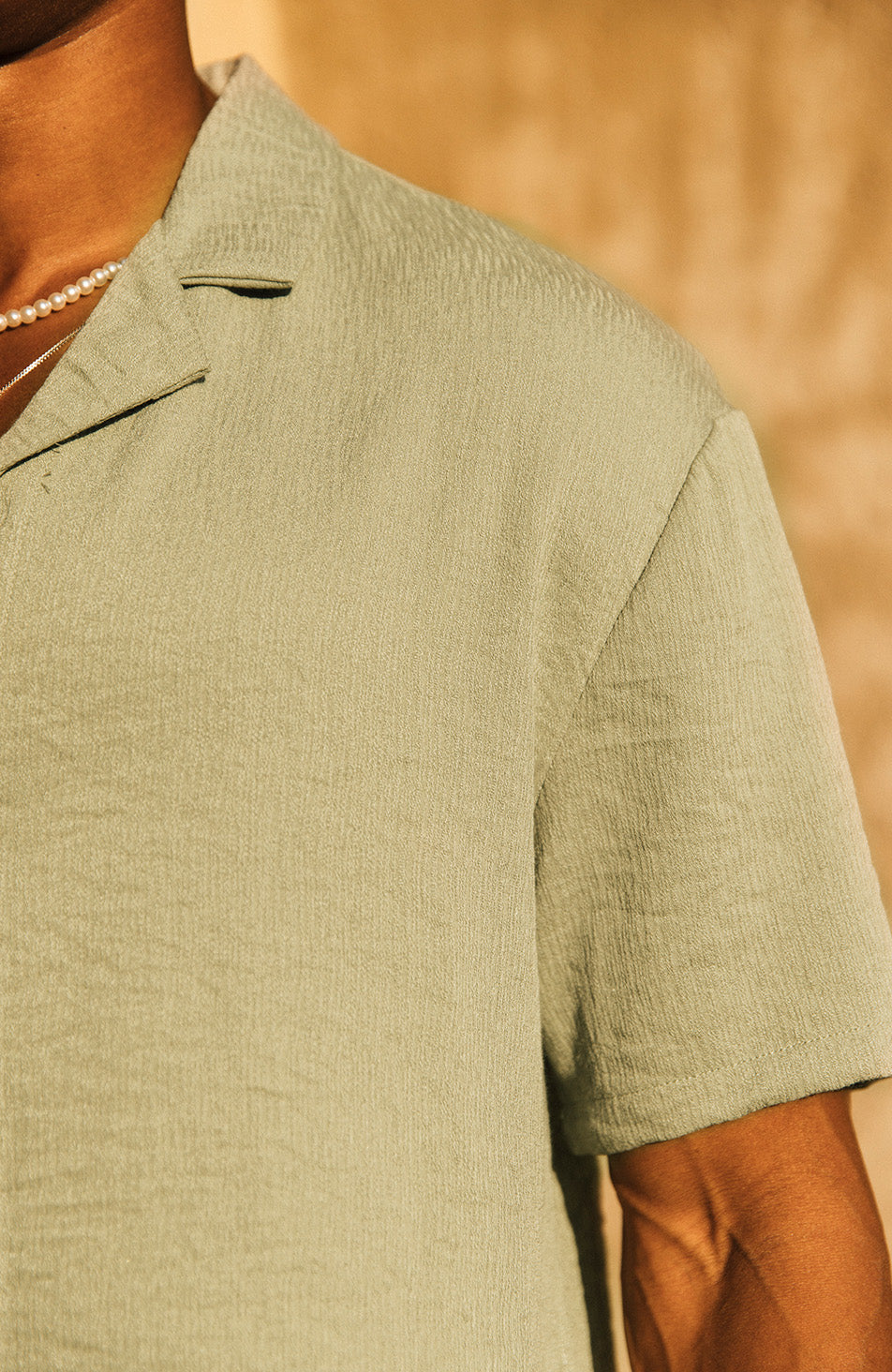 Fiorano Short Sleeve Relaxed Shirt in Sage