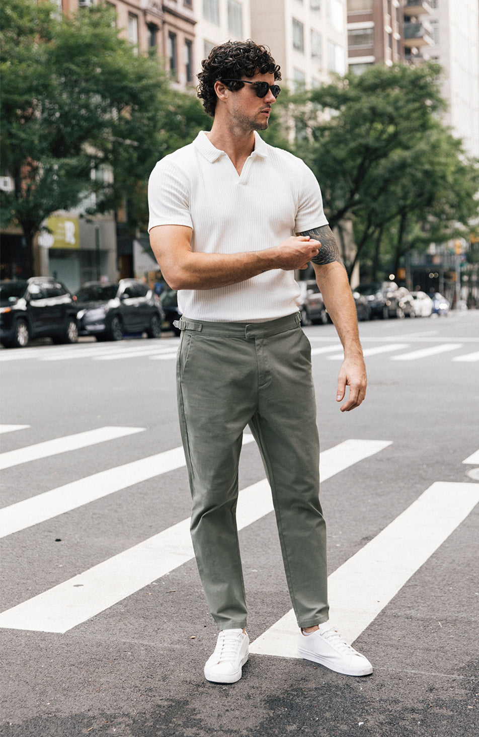 Beaufort Stretch Chinos in Khaki