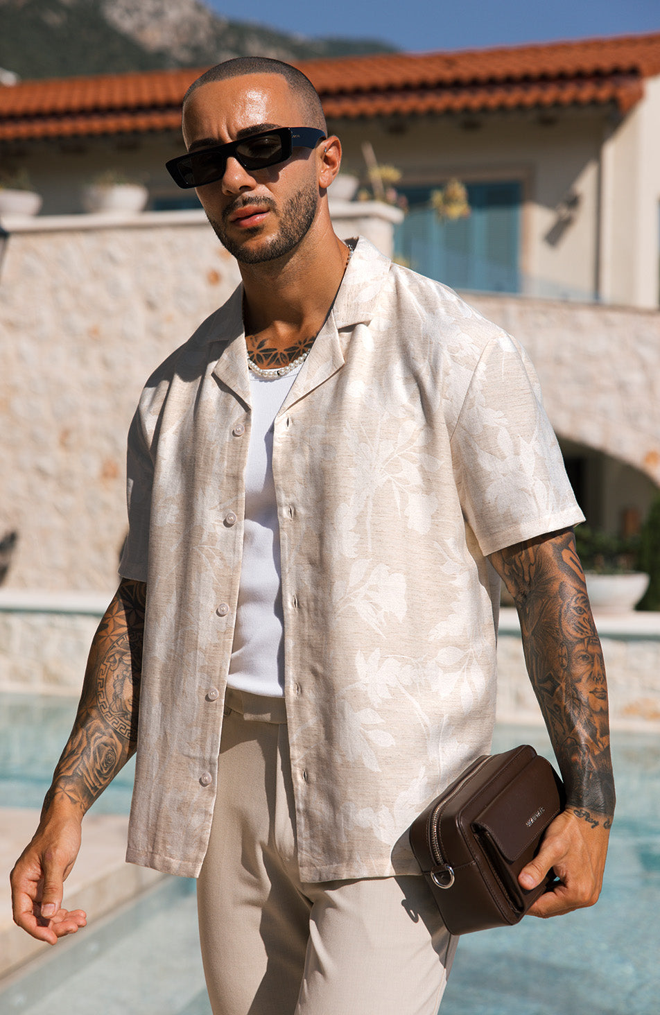 Model is 5'10 with size M chest, wearing M