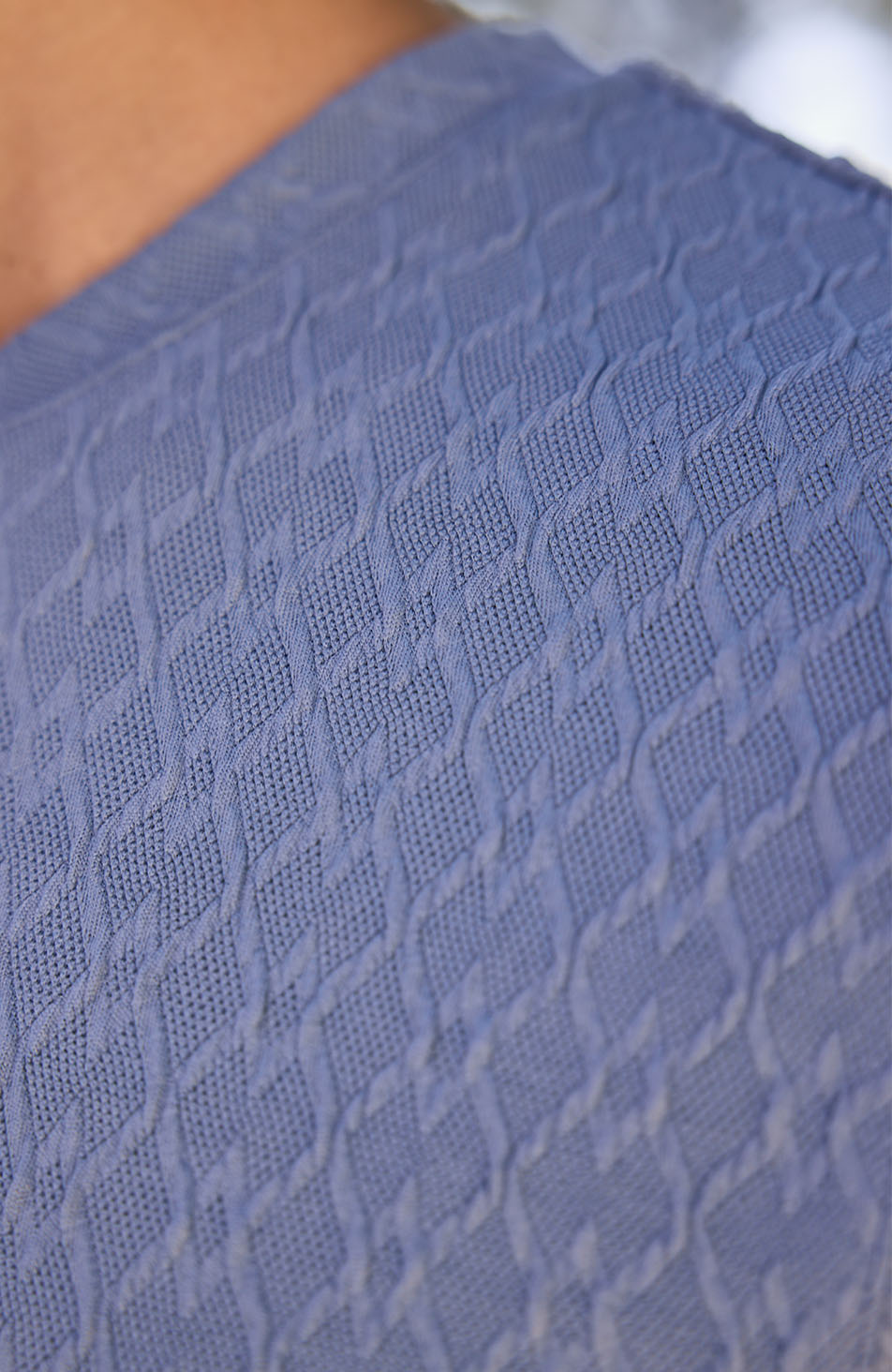 Cannes Knit Tee in Blue