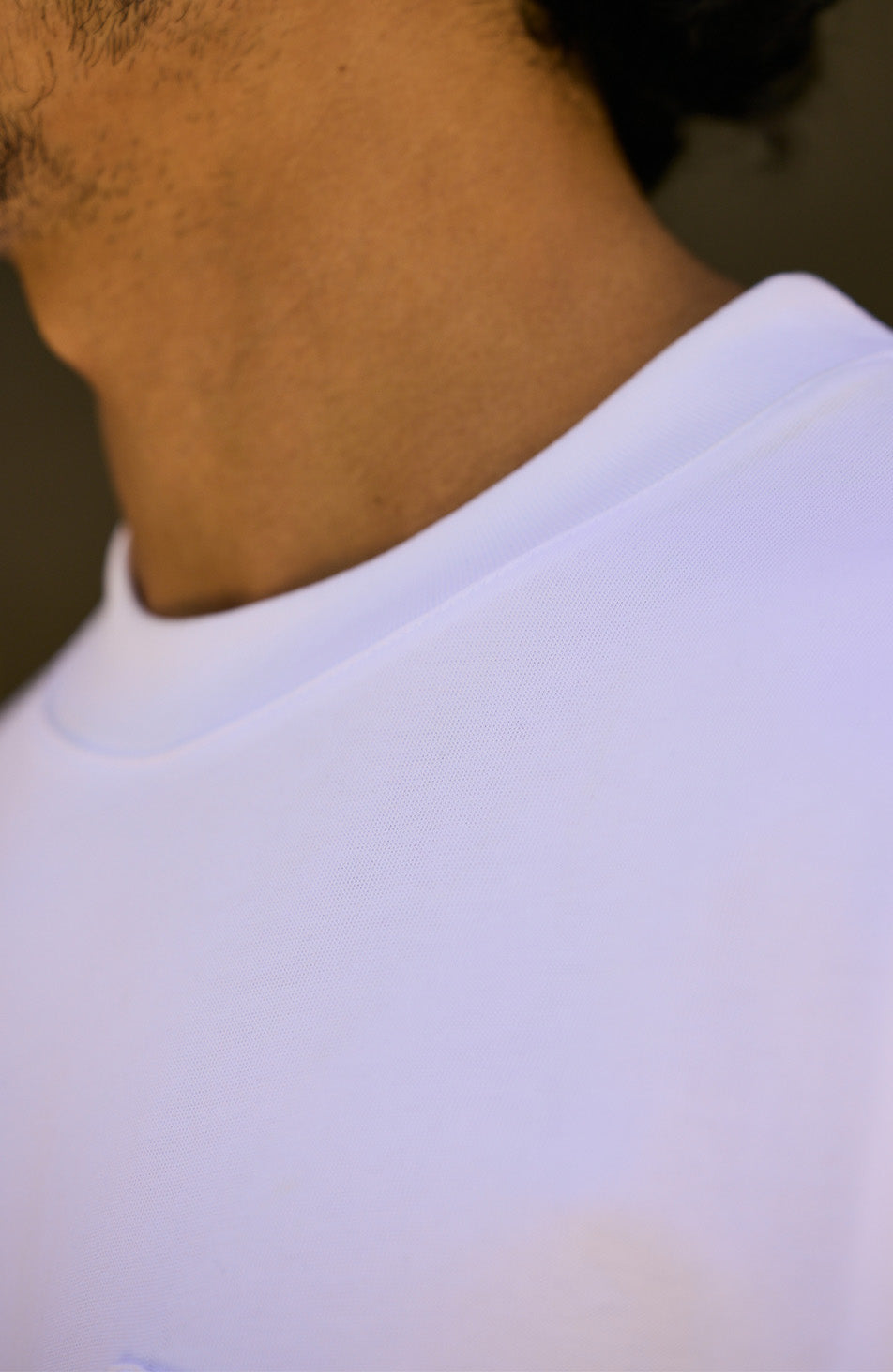 Embossed Monogram Pocket T-Shirt in White