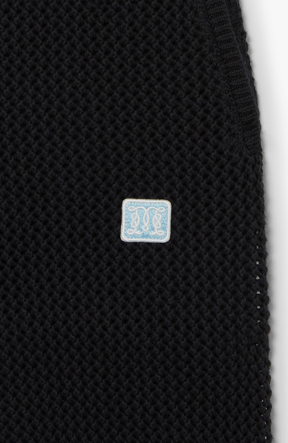 Malibu Cotton Crochet Shorts in Black