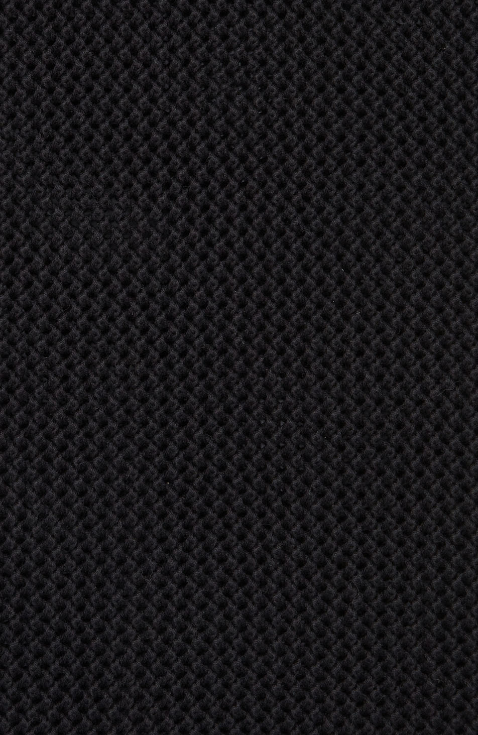 Malibu Cotton Short Sleeve Crochet T-shirt in Black