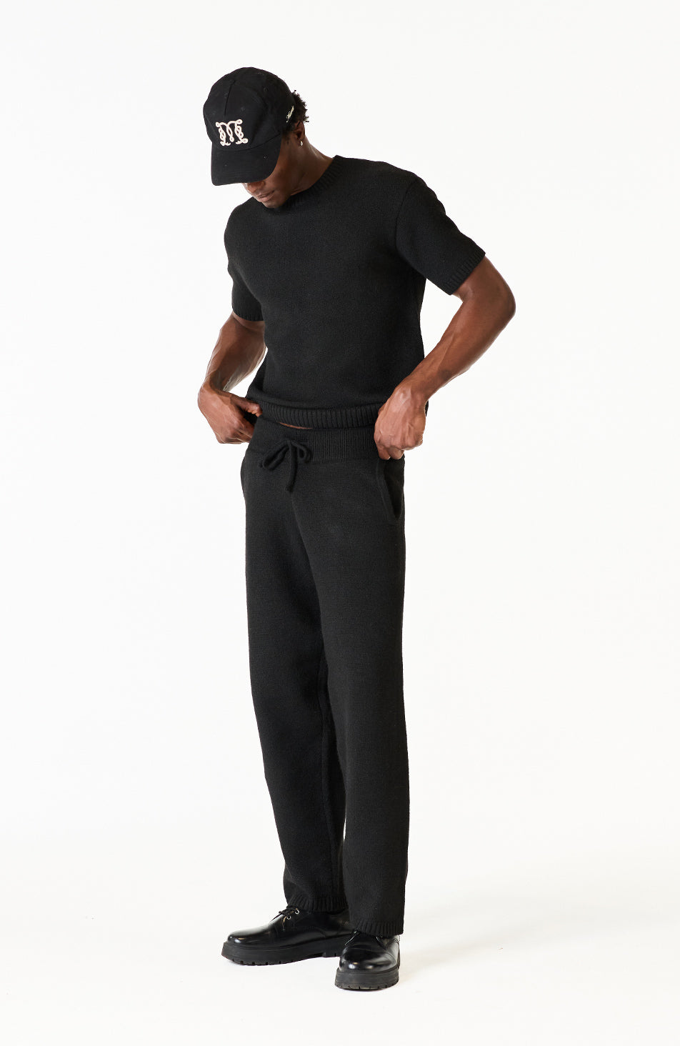 Monogram Montreux Knit Jogger in Black