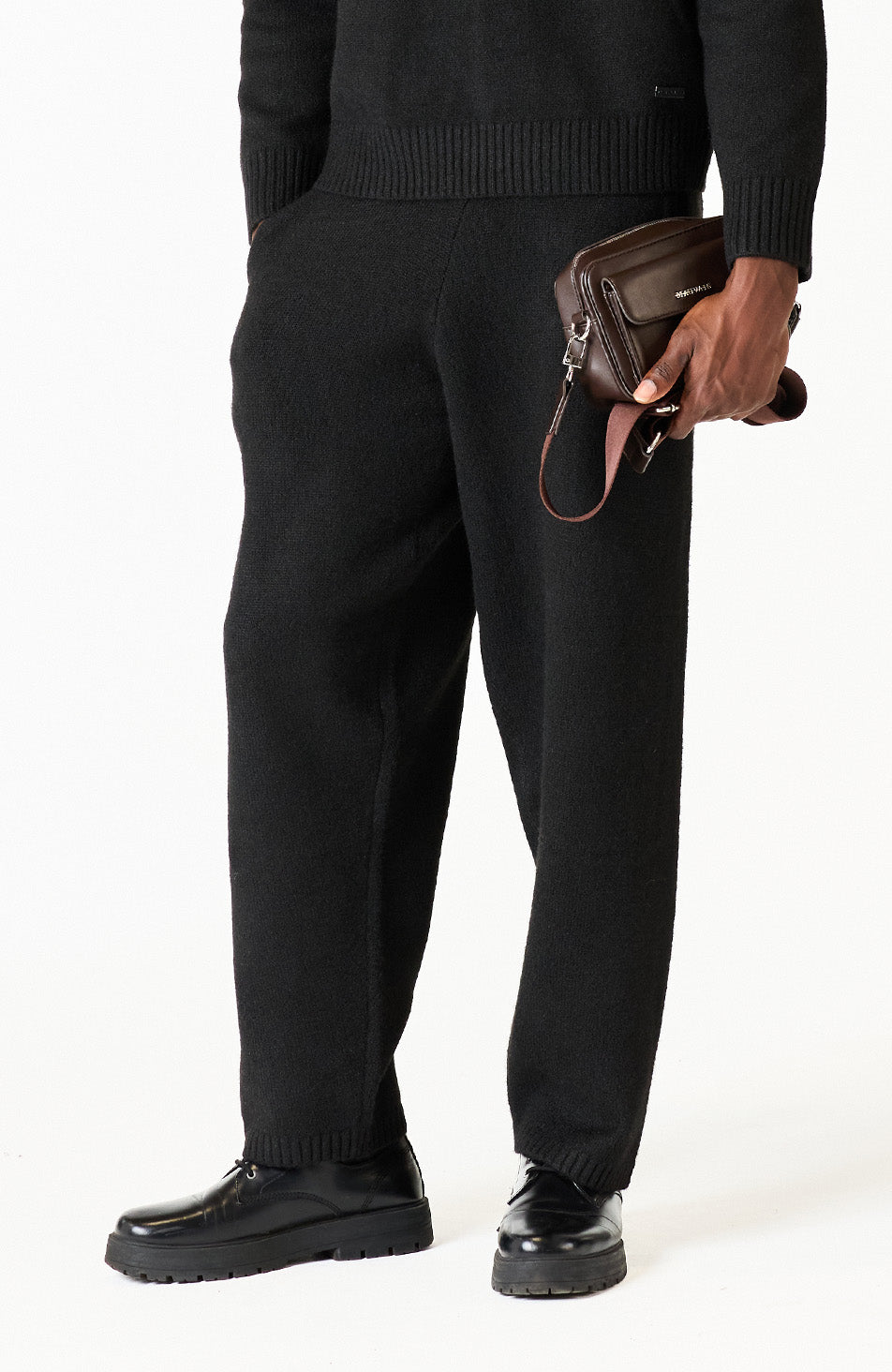 Monogram Montreux Knit Jogger in Black