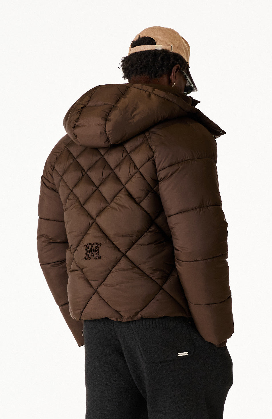 Verbier Puffer Jacket in Brown
