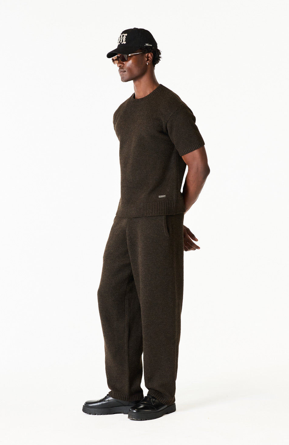 Monogram Montreux Knit T-Shirt in Brown