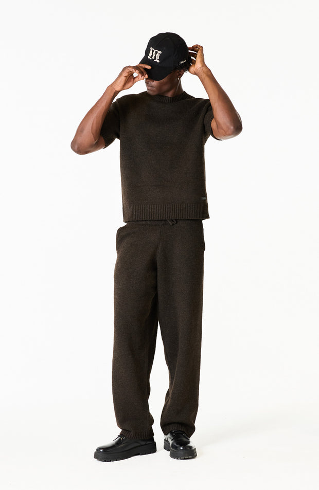 Monogram Montreux Knit T-Shirt in Brown