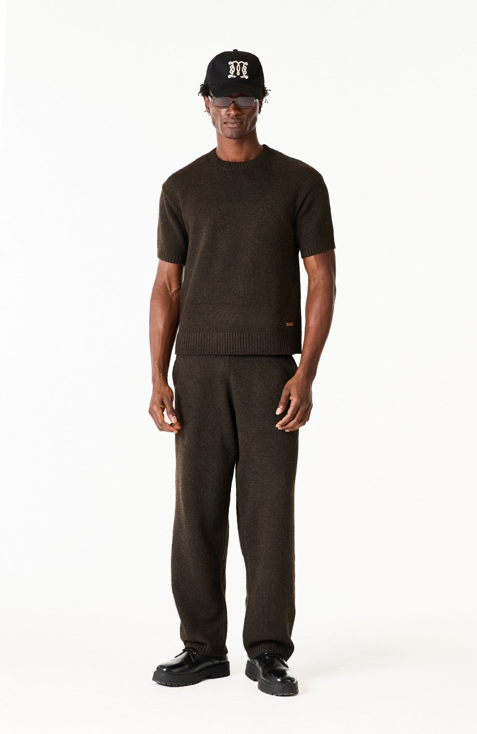 Monogram Montreux Knit T-Shirt in Brown