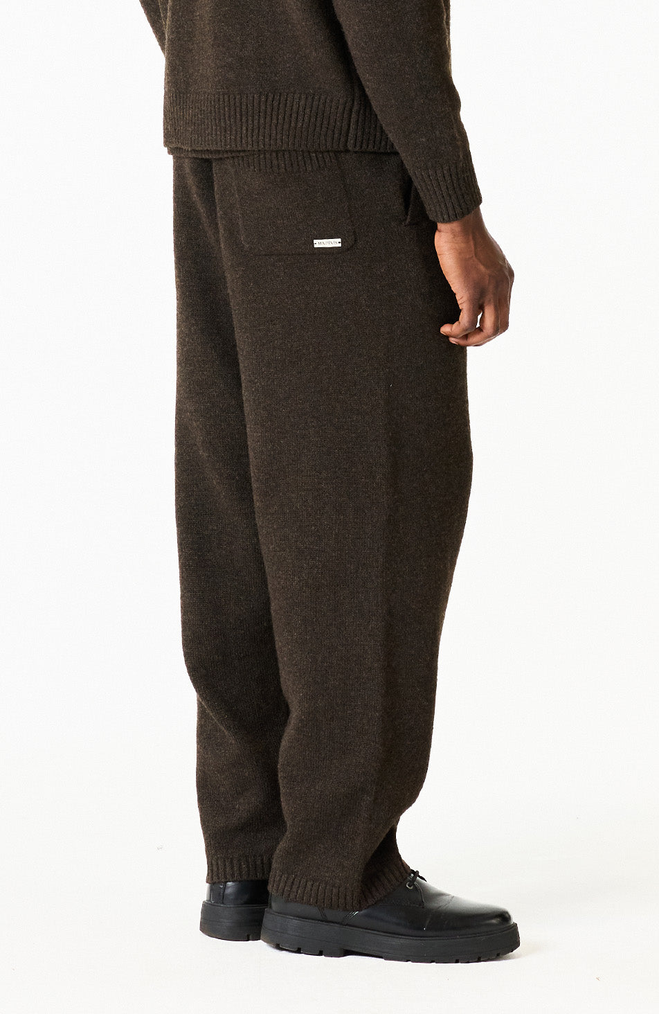 Monogram Montreux Knit Jogger in Brown
