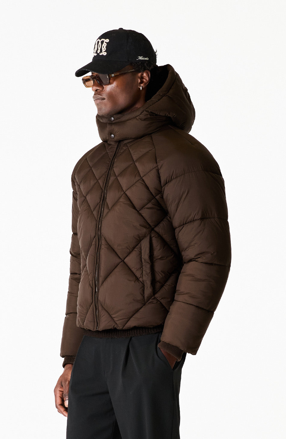 Verbier Puffer Jacket in Brown