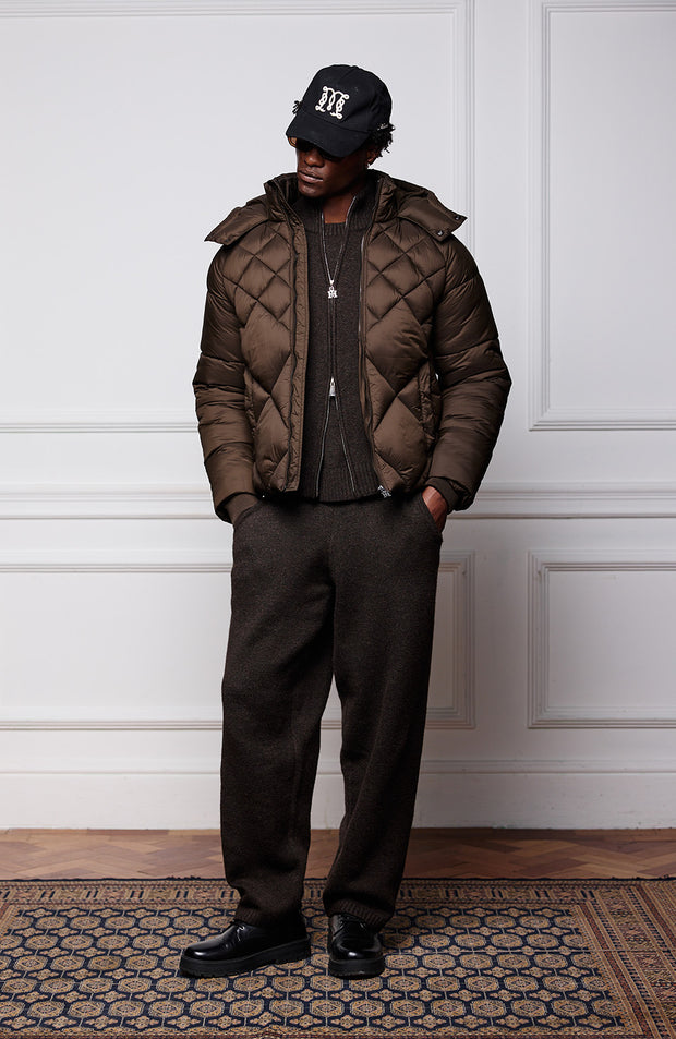 Verbier Puffer Jacket in Brown