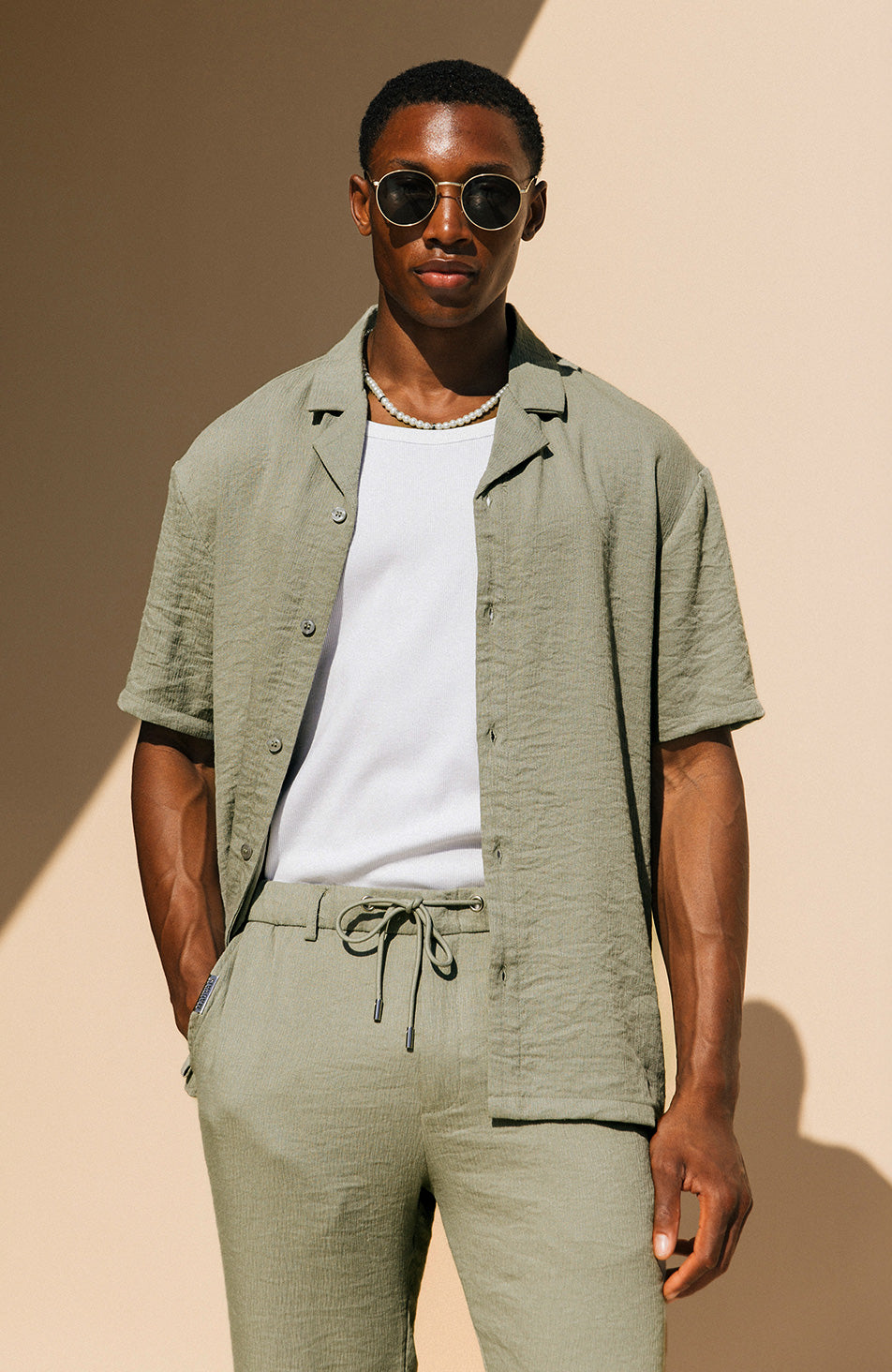 Fiorano Relaxed Fit Shirt in Sage