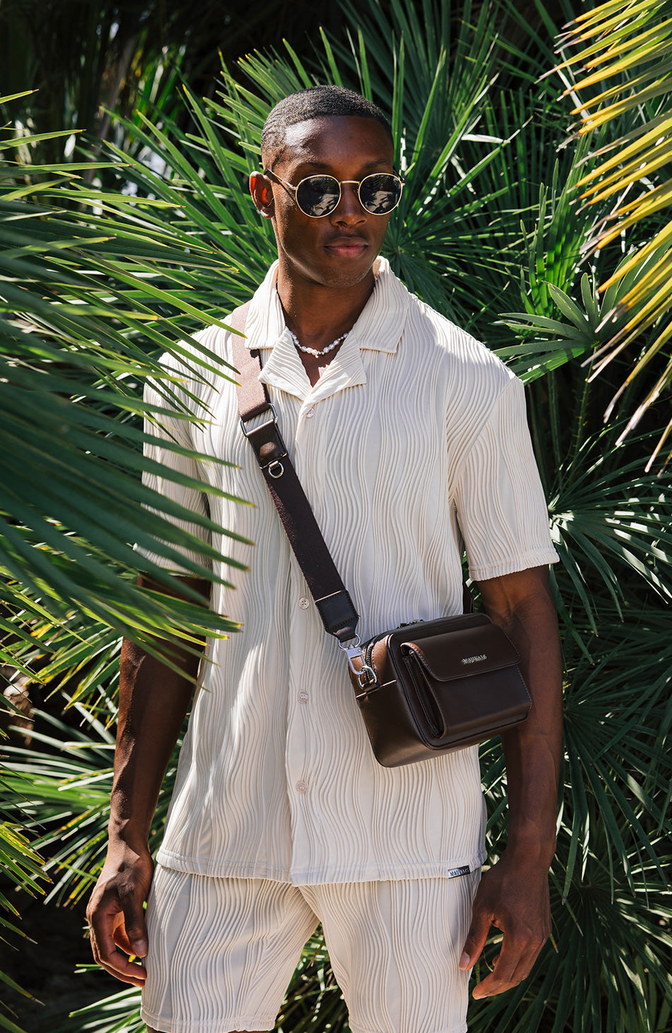 Santori Cross Body Bag in Brown