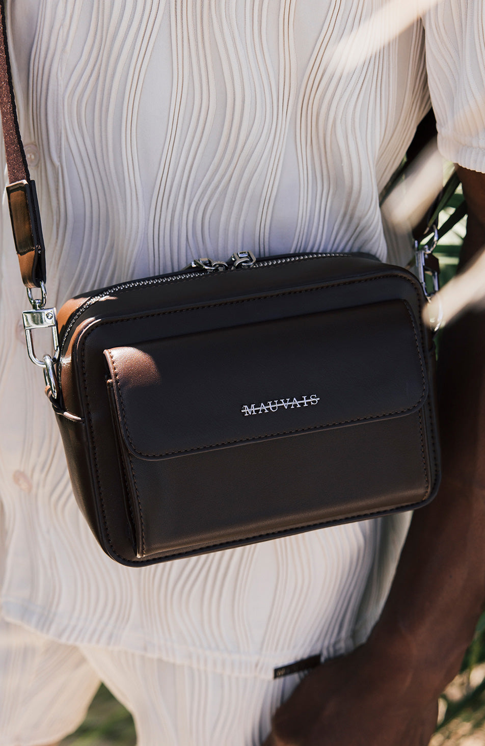 Santori Cross Body Bag in Brown
