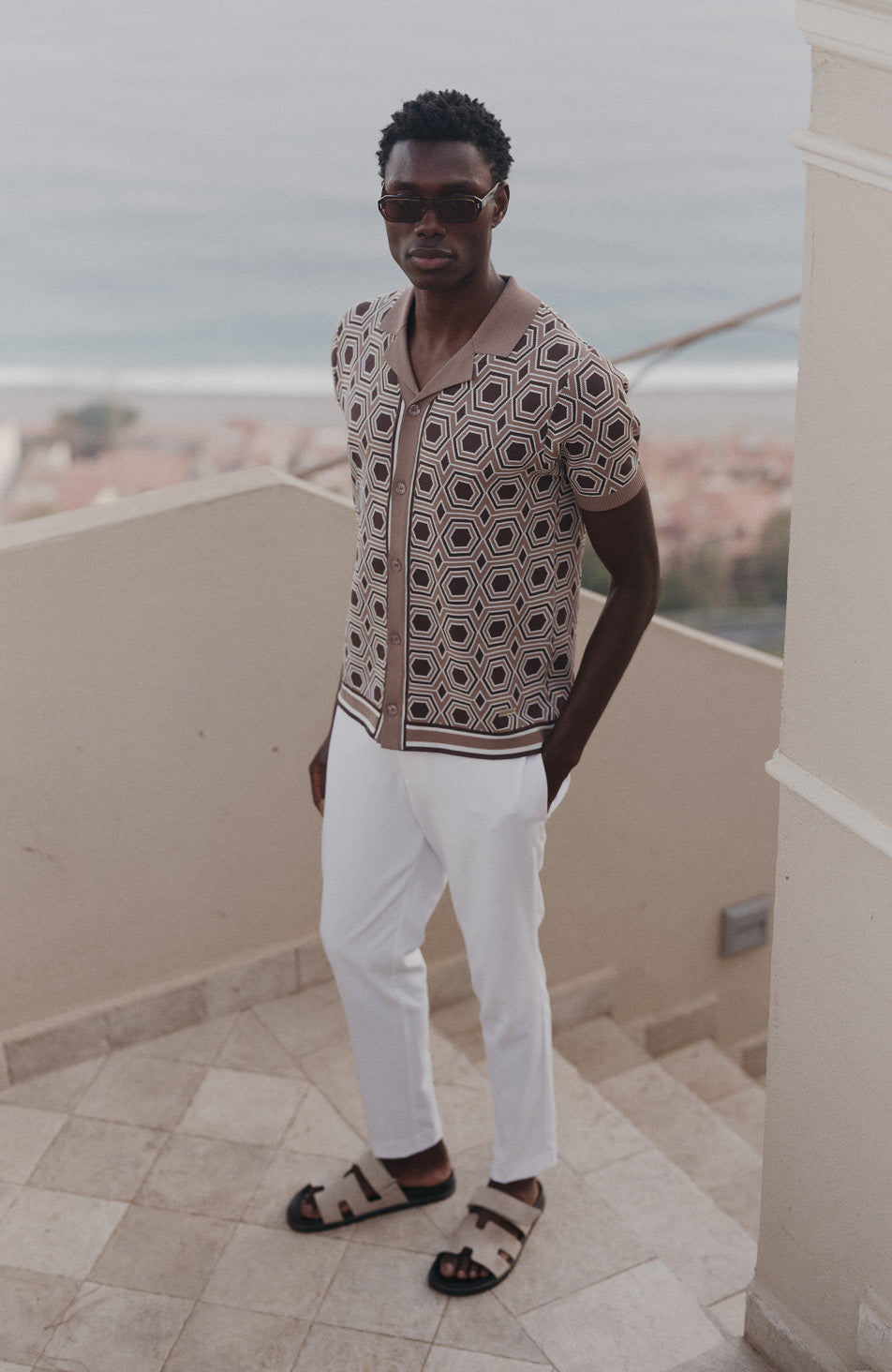 Aster Tailored Stretch Slim Leg Pants in White