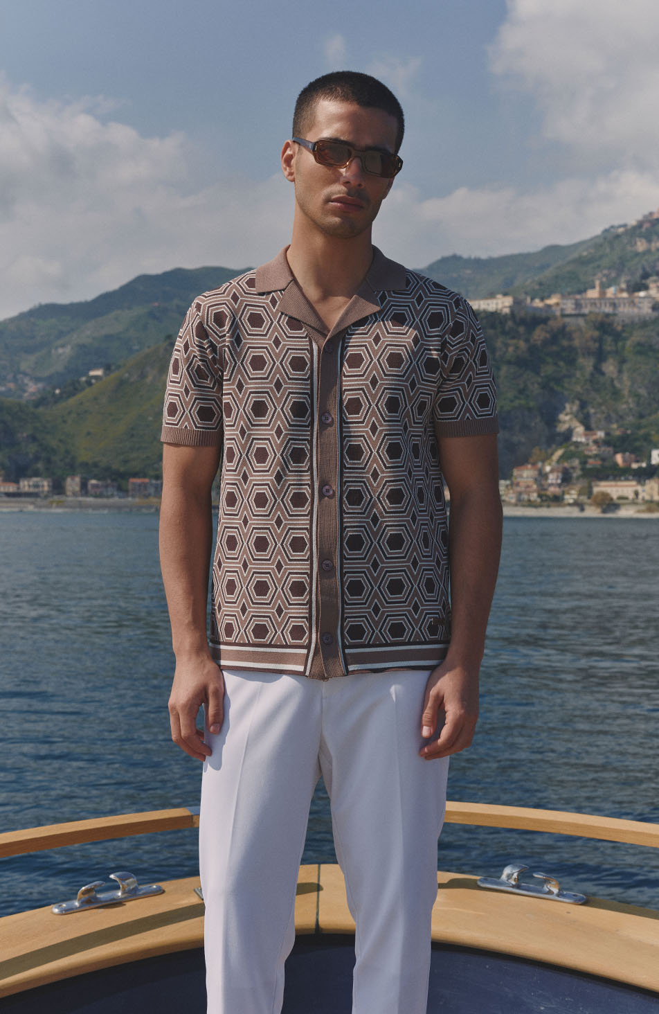 Aster Tailored Stretch Slim Leg Trousers in White