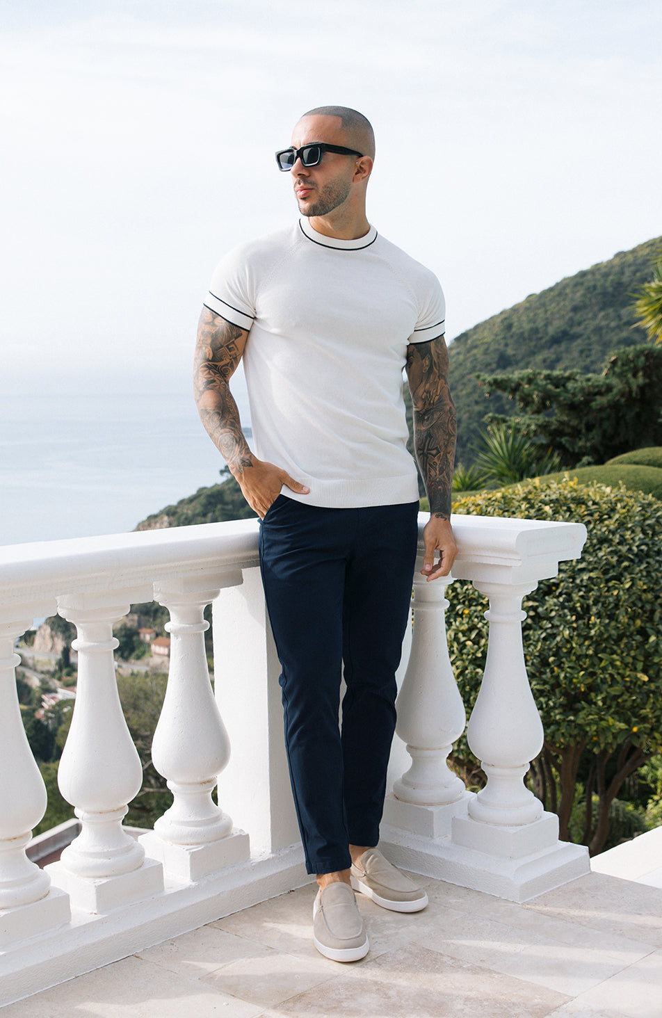 Beaufort Chinos in Navy